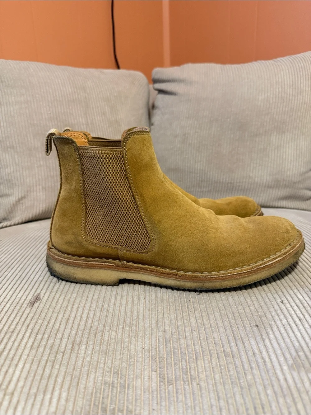 Men's Suede Chelsea Boots - Astroflex - Size 41